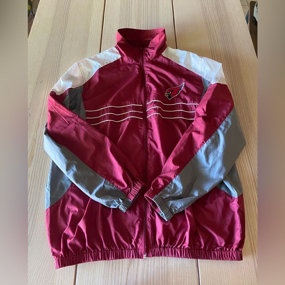 NFL Arizona Cardinals Vintage Sports Illustrated Windbreaker Size L